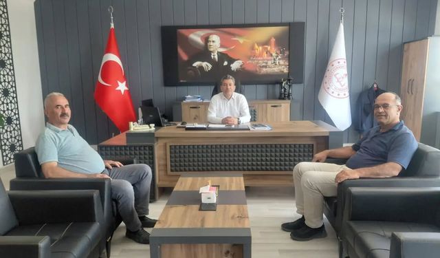 AK Parti Mucur heyetinden Örsan Pınar’a hayırlı olsun ziyareti
