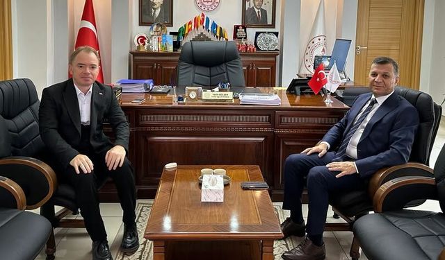 Bilgiç, İl Millî Eğitim Müdürü Gülşen’i Ziyaret Etti