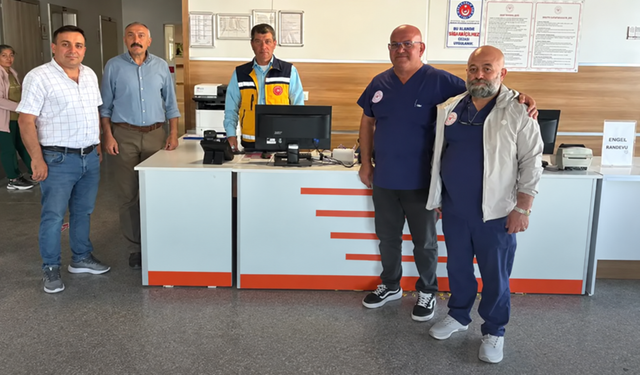 Türk Sağlık-Sen Kırşehir Şubesi’nden Mucur Devlet Hastanesi’ne Ziyaret