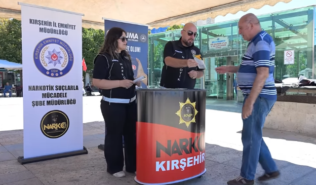Kırşehir’de Uyuşturucuyla Mücadelede UYUMA Çağrısı