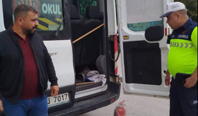 Çiçekdağı’nda Okul Servislerine Sıkı Denetim