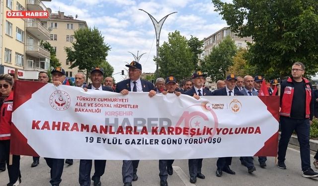 Kırşehir’de 19 Eylül Gaziler Günü törenle kutlandı