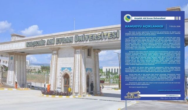 KAEÜ’DEN ÖĞRETİM ÜYESİ ATAMASINA İLİŞKİN KAMUOYU AÇIKLAMASI