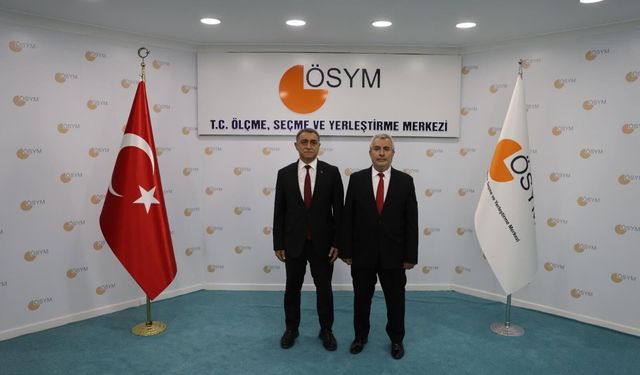 ÖSYM Başkanı Ersoy’a Tebrik Ziyareti