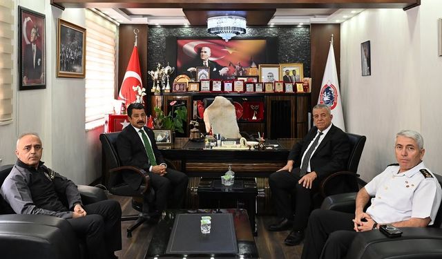 Kırşehir Protokolü KESOB Başkanı Öztürk ile Bir Araya Geldi