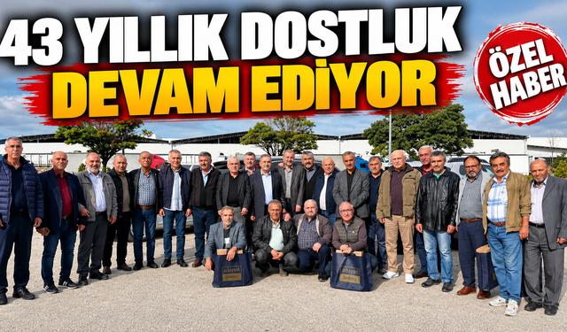 43 Yıllık Dostluk Kırşehir’de Aynı Masada Buluştu