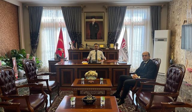Ziraat Bankası Müdürü Kurt’tan Kaymakam Kıyıcı’ya Ziyaret
