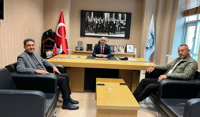 Avşaroğlu’ndan Baro Başkanı Aslan’a ziyaret