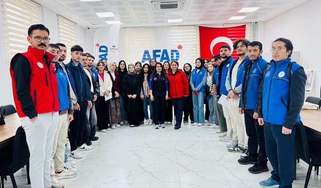 Kırşehirli gençler afetlere hazırlanıyor