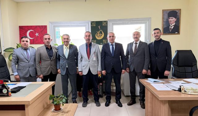 Başkan İsmail Deniz’den Yusuf Aydın’a Hayırlı Olsun Ziyareti