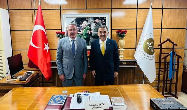 MHP İl Başkanı Deniz’den İl Müftüsü Tekin’e Ziyaret