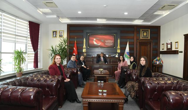 Baro Başkanı Aslan’dan Rektör Karahocagil’e Ziyaret