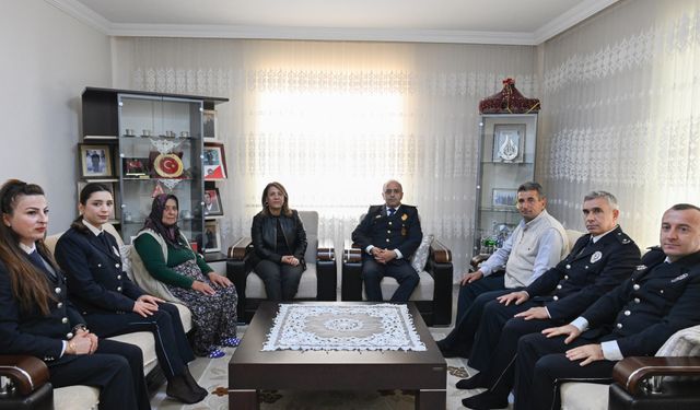 Emniyet Müdürü Görücü’den şehit ailesine anlamlı ziyaret