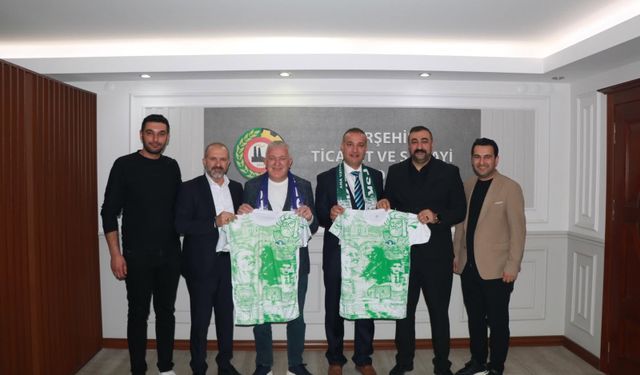Kırşehirspor yönetiminden TSO’ya hayırlı olsun ziyareti