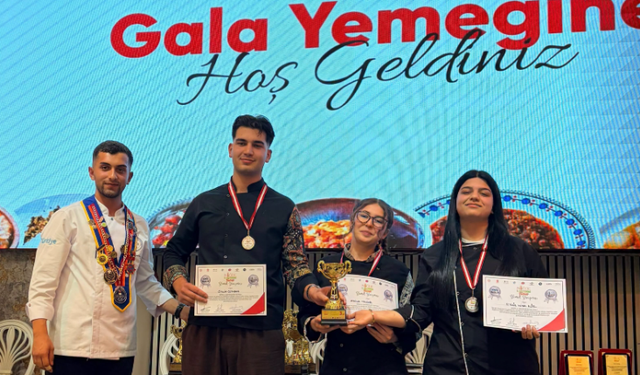 TOKİ Turizm Lisesinden Gastronomide Gümüş Madalya