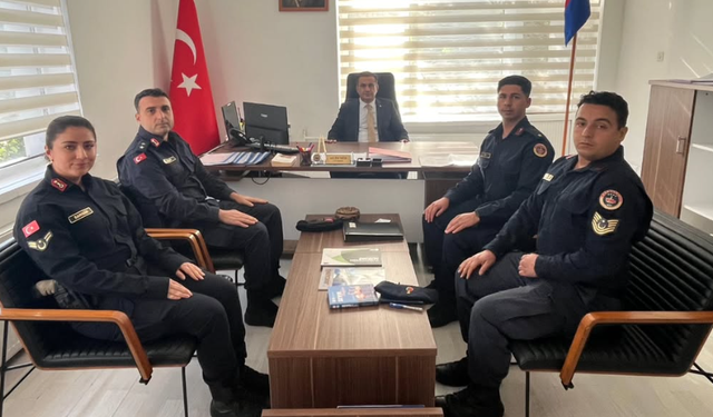 Kaymakam Kıyıcı’dan Jandarma, Emniyet ve Müftülüğe Ziyaret