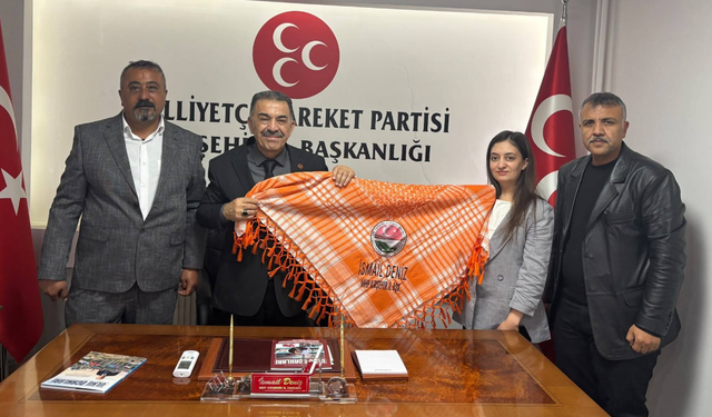 Dernek Yönetiminden MHP Kırşehir İl Başkanı İsmail Deniz’e Hayırlı Olsun Ziyareti