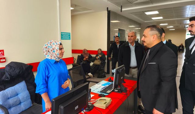Başhekim Vekili Tekinsoy Hastane Birimlerini Yerinde İnceledi