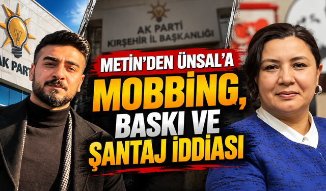 “MOBBİNG, BASKI VE ŞANTAJLARLA GÖREVDEN ALINDIM”