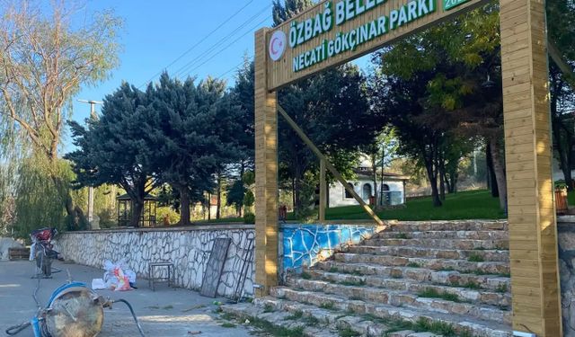 Özbağ’da Park Yenileme Çalışmalarında Sona Doğru