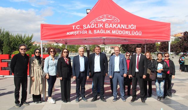 Kırşehir’de Sağlık İçin Birlikte Yürüdüler
