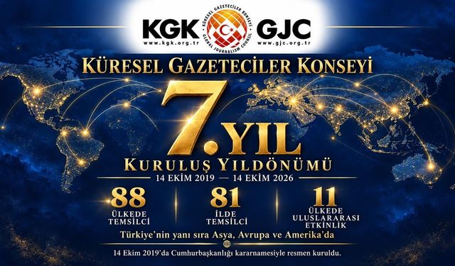 Küresel Gazeteciler Konseyi 7. Kuruluş Yıl Dönümünü Kutluyor