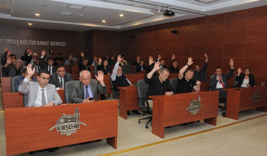 Kırşehir Belediye Meclisi, bu ayki toplantısını gerçekleştridi!