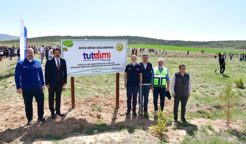 Kındam bölgesinde 1000 fidan toprakla buluşturuldu
