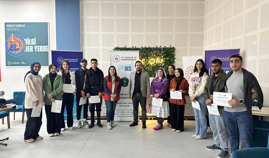 Ahi Evran Gençlik Kültür ve Sanat Günleri’nde Gençlere Ahilik ve Sanat Anlatıldı