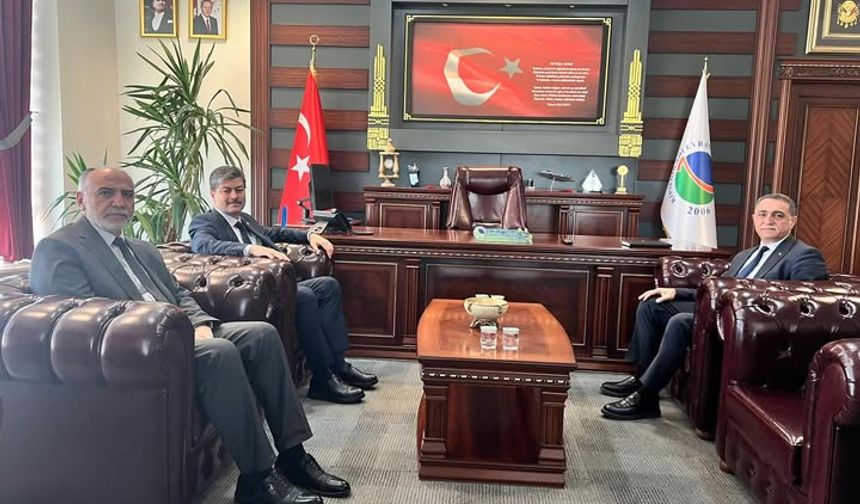 Milletvekili Necmettin Erkan, Ahi Evran Üniversitesi yönetimi ile bir araya geldi
