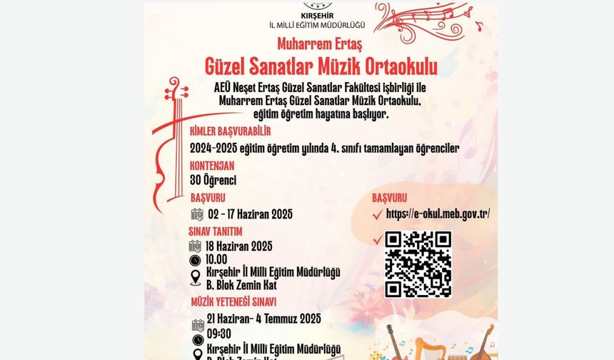 “Müzik şehri” Kırşehir’e çok büyük değer katacak