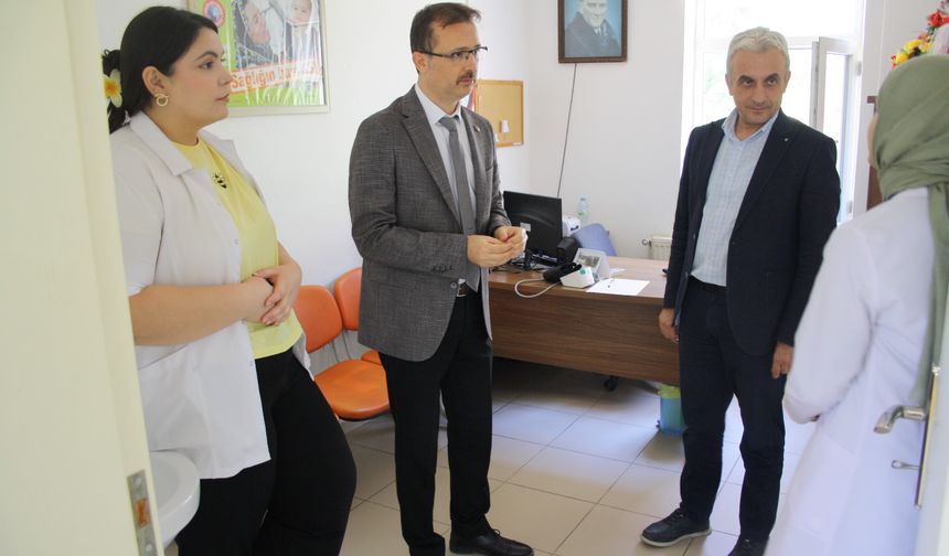 İl Sağlık Müdürü Ersoy’dan Kaman’da Sağlık Tesislerine Ziyaret