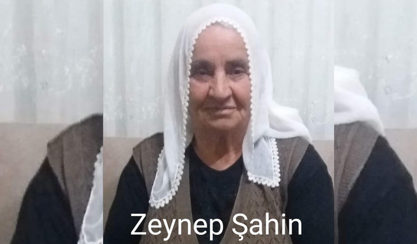 Boztepe’de Zeynep Şahin Hayatını Kaybetti