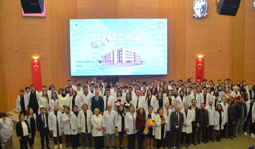 Ahi Evran Üniversitesi Tıp Fakültesi’nde Beyaz Önlük Heyecanı