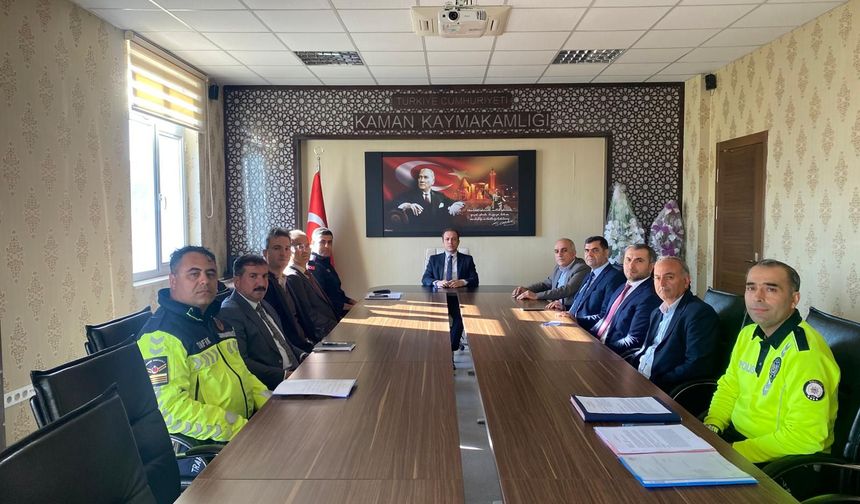 Kaman’da Kış Hazırlıkları Masaya Yatırıldı