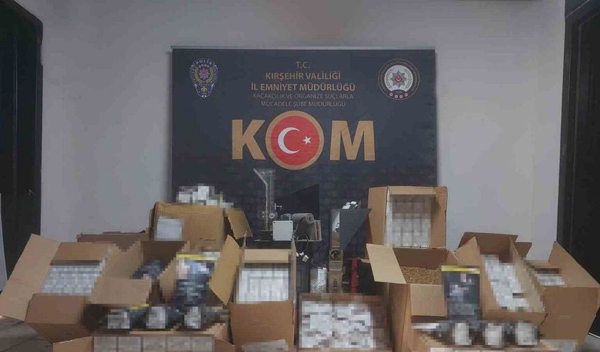 Kırşehir’de kaçak tütün operasyonu