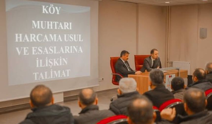 Kaman’da Köy Bütçeleri ve Yatırımları Değerlendirme Toplantısı Yapıldı