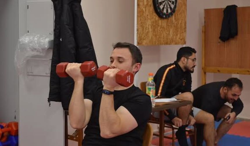 Neşet Ertaş Erkek Öğrenci Yurdu’nda Enerji Dolu Antrenman