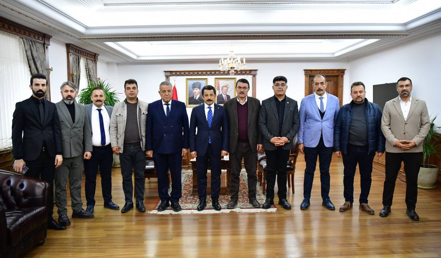 Kırşehir’in Yeni Seçilen Oda Başkanları Vali Huzurunda