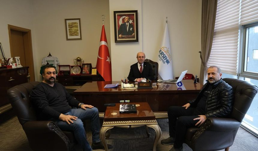 Kırşehirspor Yönetiminden Başkan Ekicioğlu’na Ziyaret