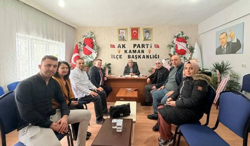 Sağlık-Sen Kırşehir Kaman’da Temaslarda Bulundu