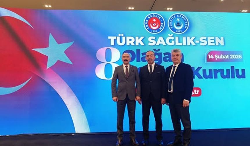 Türk Sağlık-Sen’de Önder Kahveci Yeniden Seçildi