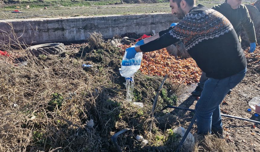 180 litre kaçak alkol imha edildi