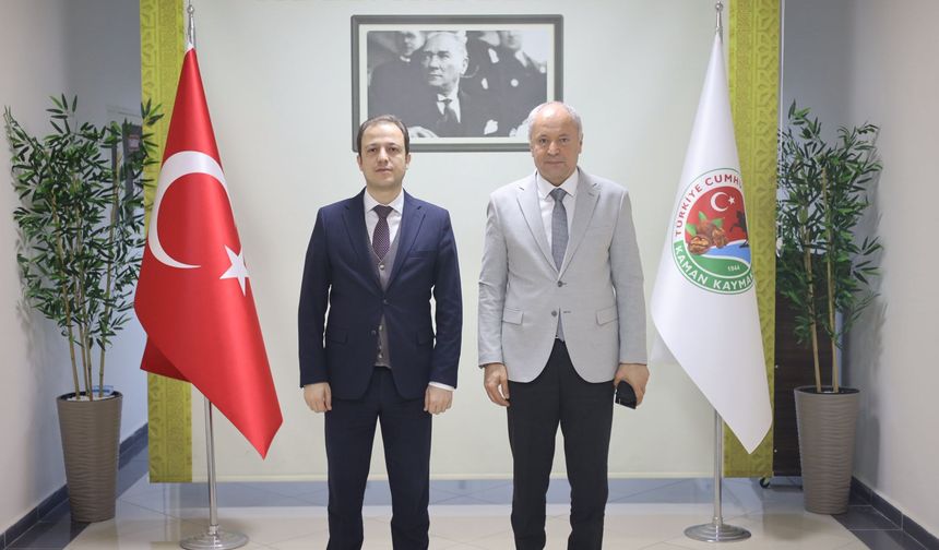 Çetinkaya, Kaymakam Tok ile Bir Araya Geldi