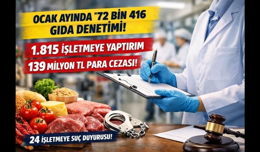 Gıda Denetimlerinde Binlerce İşletmeye Yaptırım