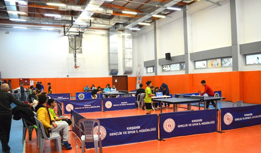 Masa Tenisinde Heyecan Cacabey’de Yaşandı