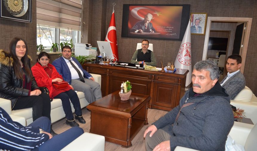 Görme Engelliler Derneği’nden Müdür Ersoy’a Ziyaret