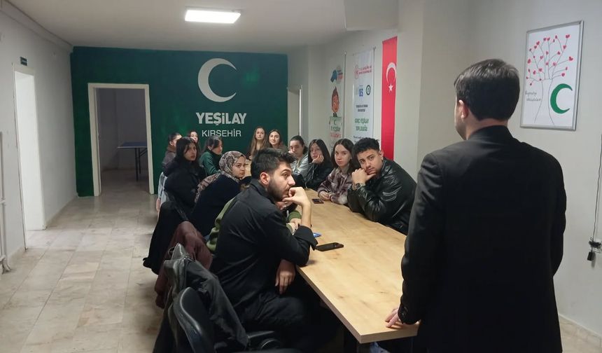 “Benim Kulübüm Yeşilay” Projesi Devam Ediyor