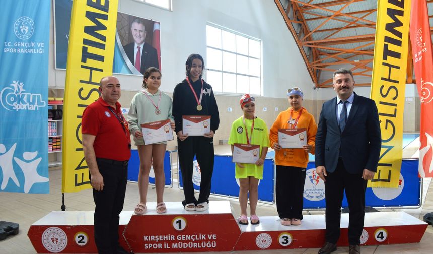 Kırşehir’de Yüzme İl Birinciliği Heyecanı