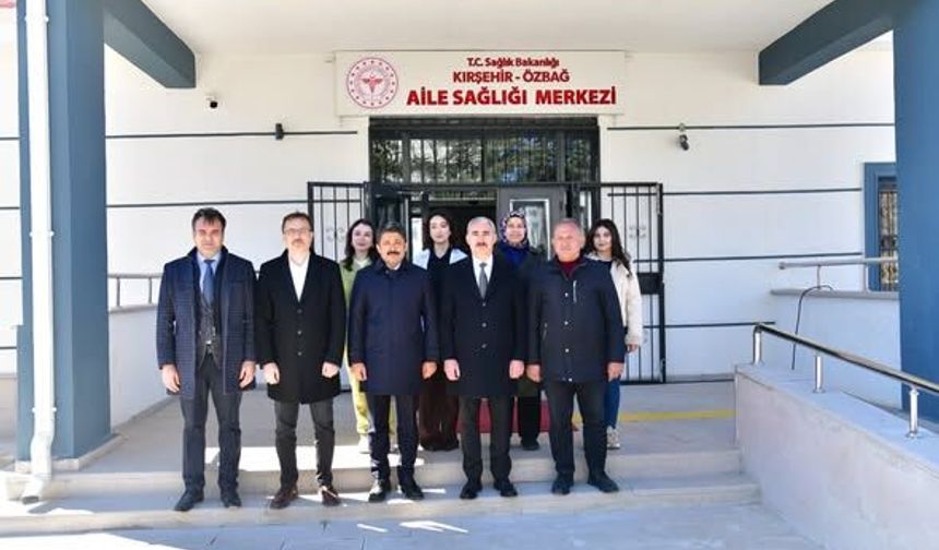 Özbağ Aile Sağlığı Merkezinde inceleme